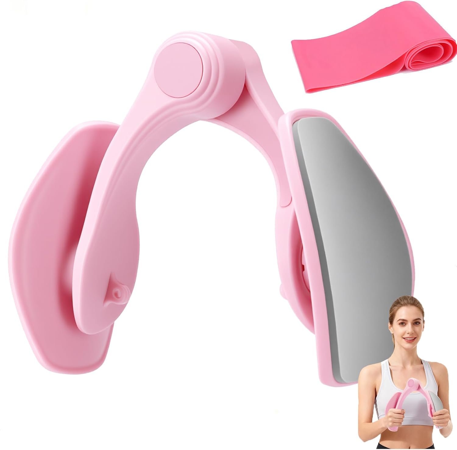 Thigh Master Thigh Exerciser for Women, Enhanced Resistance Hip and Pelvis Trainer, Inner Thigh Exercise Equipment Kegel Exercise Products for Women Home Gym