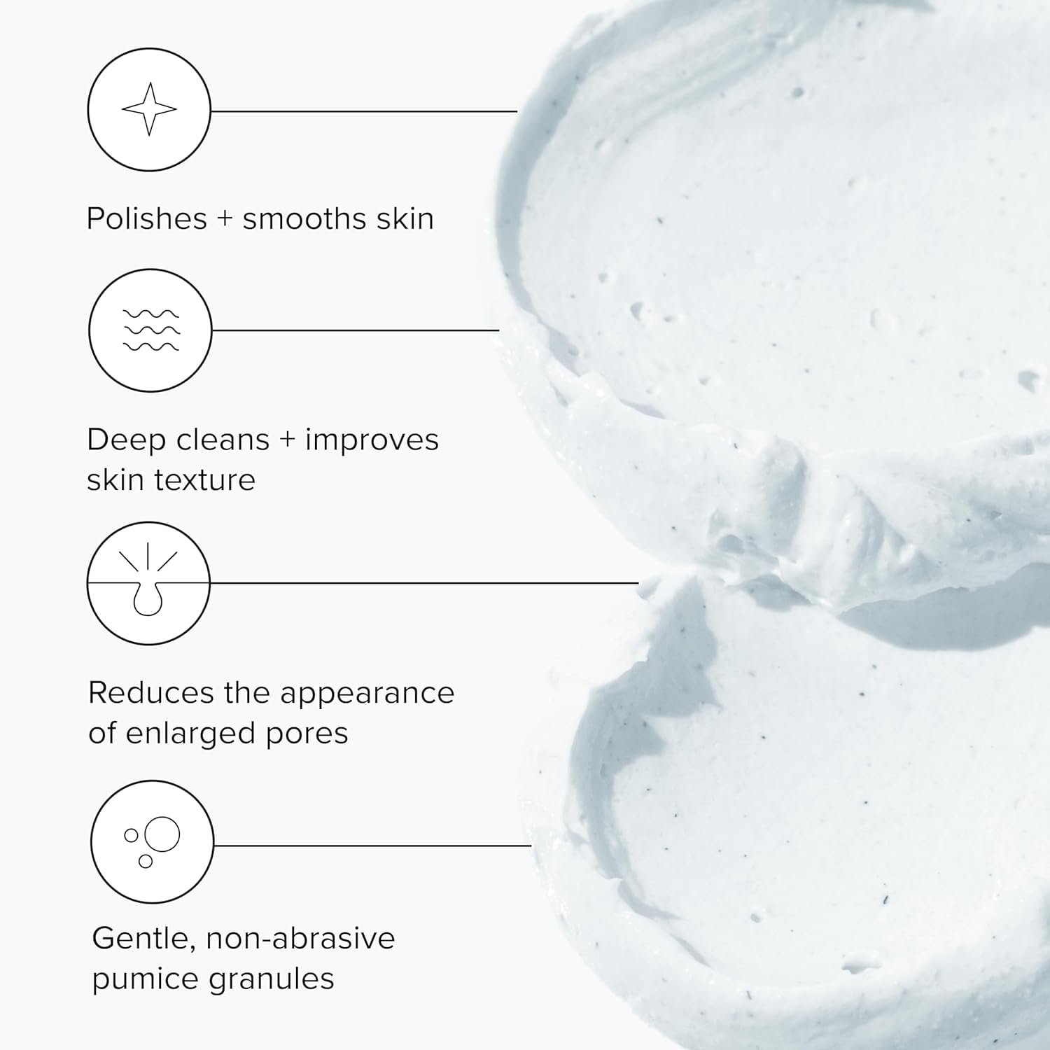 DRMTLGY Microdermabrasion Scrub – Face Exfoliator to Smooth & Polish Dull, Rough Skin – Gentle Facial Scrub with Pumice – 2 oz