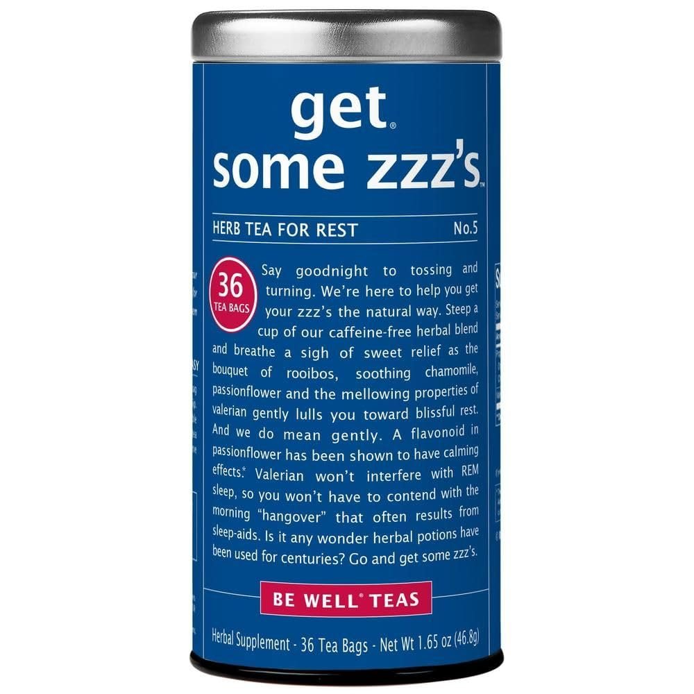 The Republic of Tea – Get Some Zzz’s – No. 5 Herb Tea for Rest, No Caffeine, 36 Tea Bags