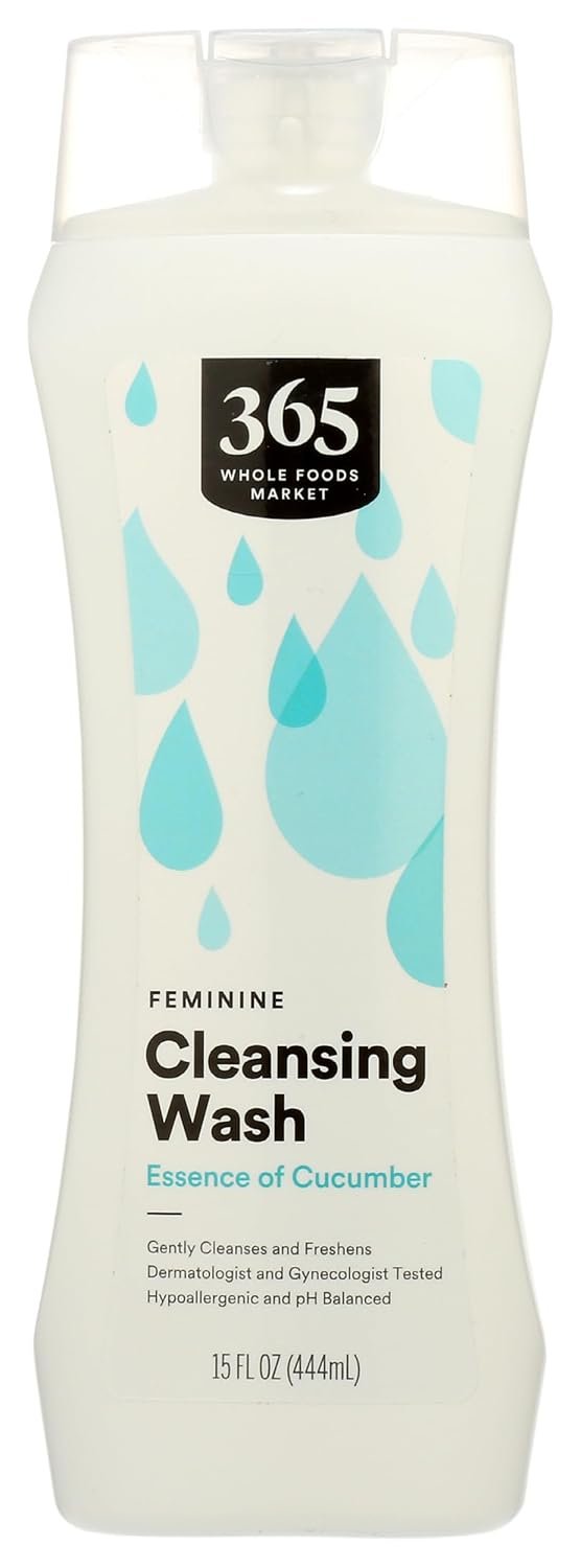 365 by Whole Foods Market, Feminine Cleansing Wash, Essence of Cucumber, 15 Fl Oz