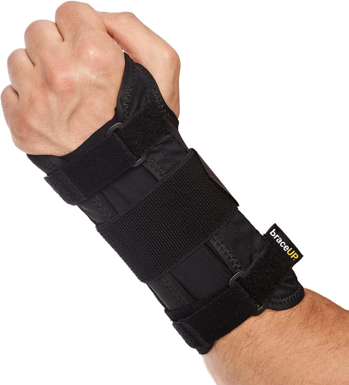 BraceUP Carpal Tunnel Wrist Brace – Metal Wrist Splint for Hand and Wrist Support, Tendonitis Arthritis Pain Relief