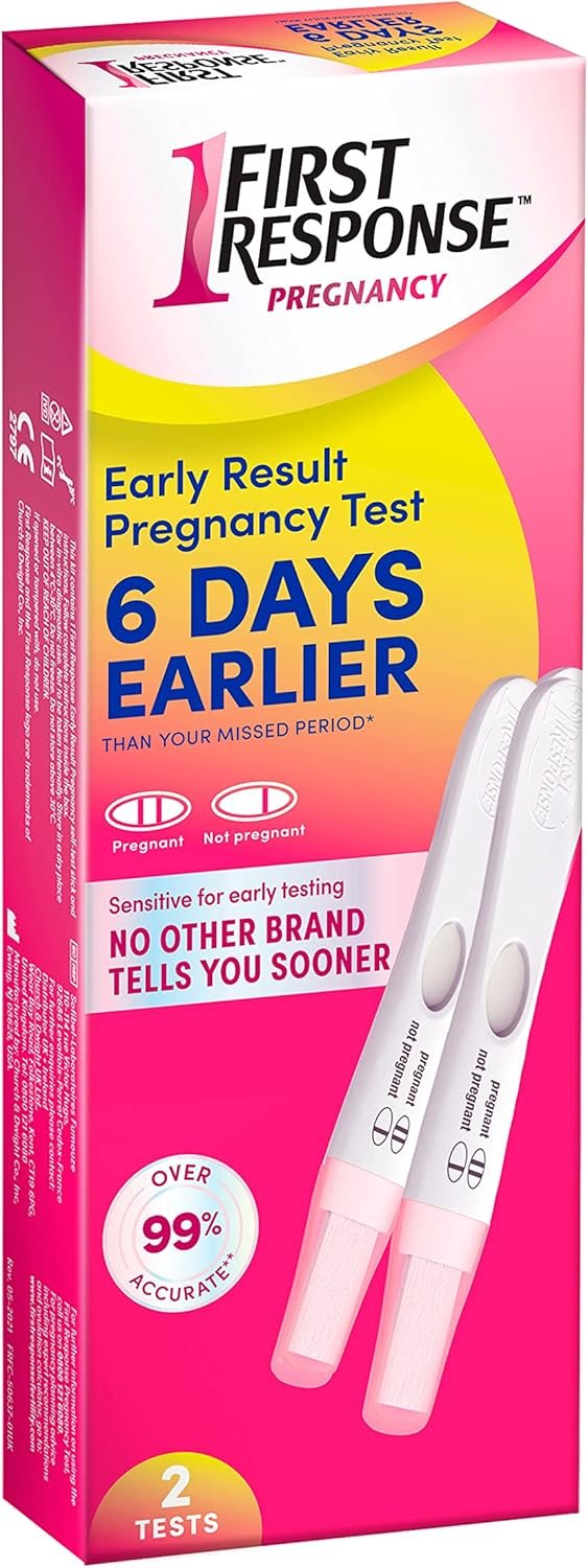 First Response Early Result Pregnancy Test, 2 Count (Packaging & Test Design May Vary)