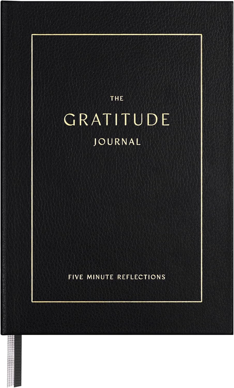 And Per Se Gratitude Journal – Five Minutes a Day to Cultivate Mindfulness, Happiness, Affirmations & Self-Reflection – Undated Daily Gratitude Journal for Women & Men (Bold Black)