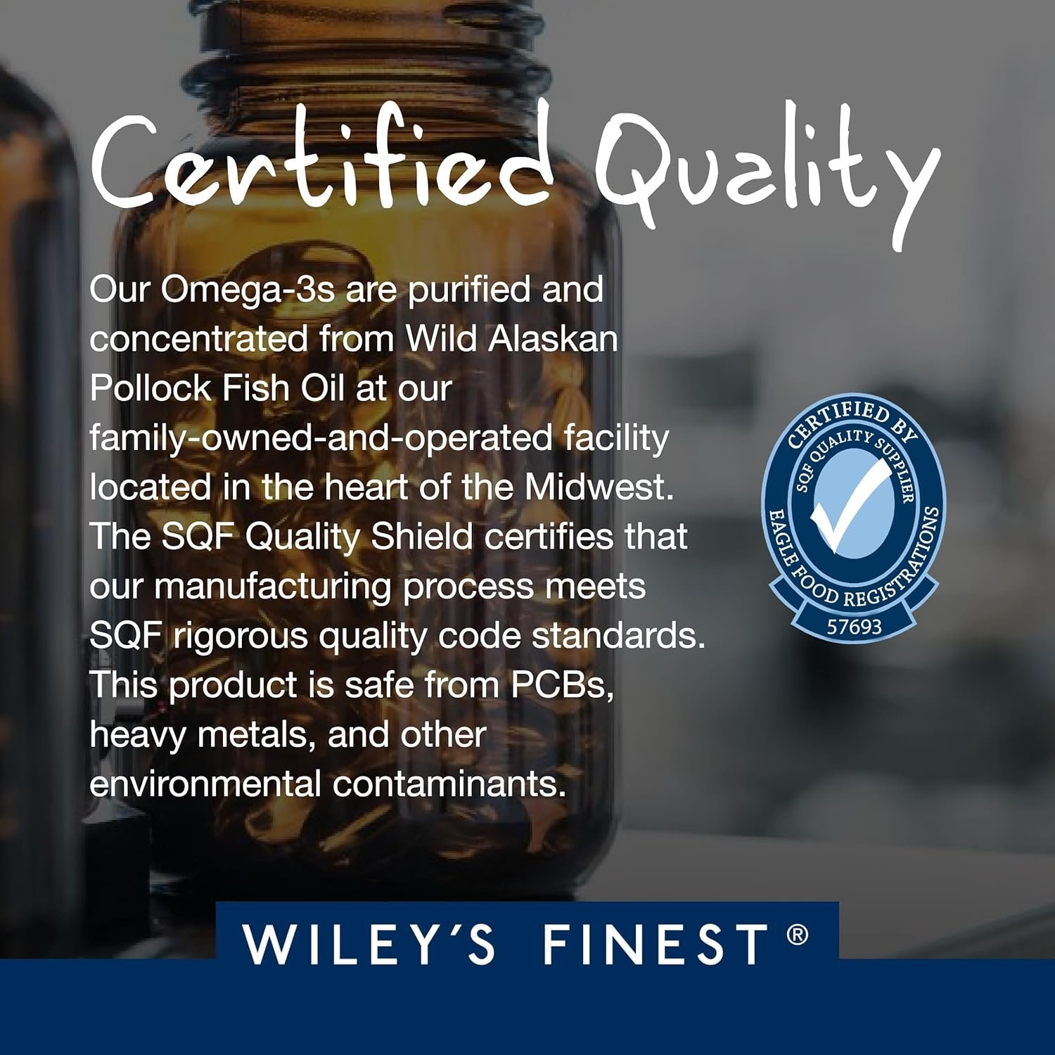Wiley’s Finest Wild Alaskan Fish Oil Prenatal DHA – 900mg EPA and DHA Omega-3s for Pregnant Women and Nursing Mothers – 120 Softgels (60 Prenatal Vitamin Servings)