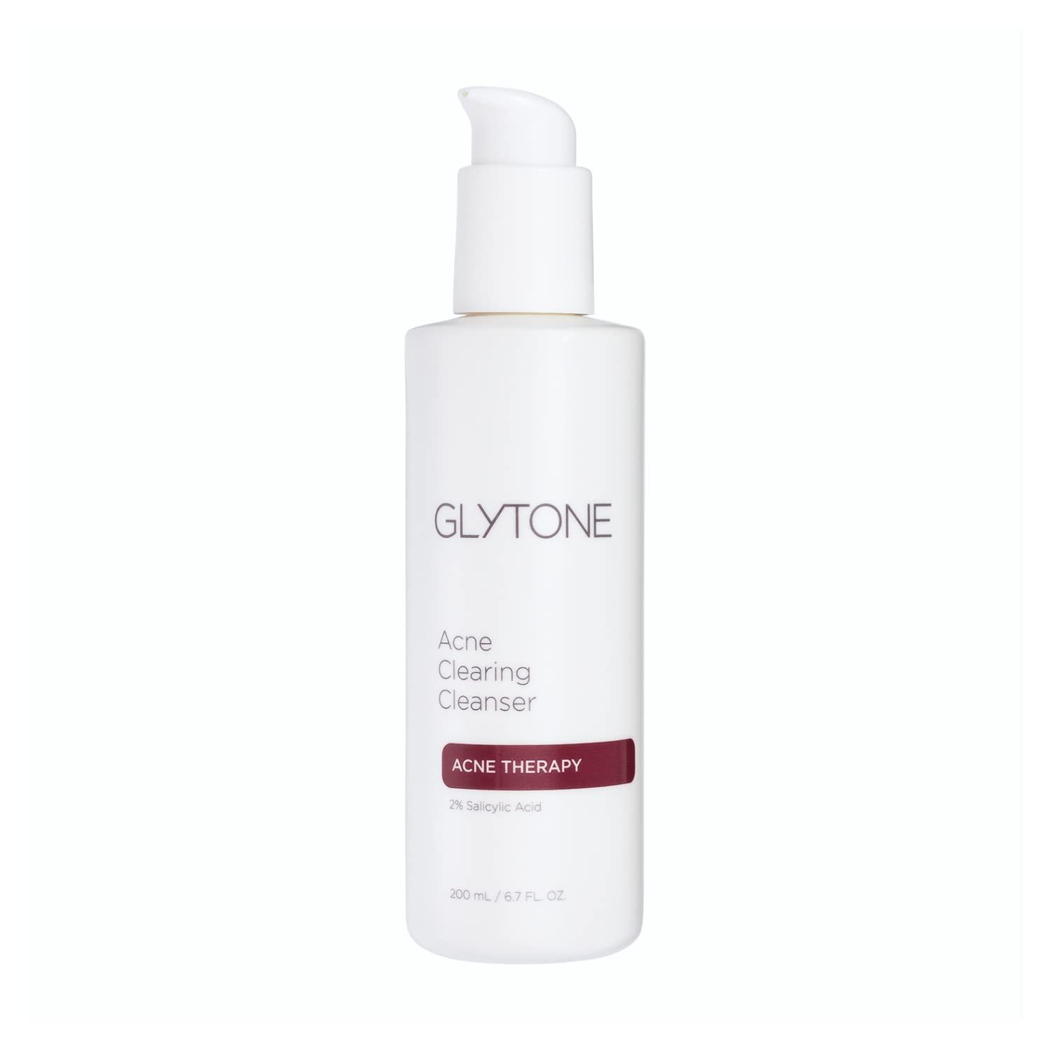 Glytone Acne Clearing Cleanser – Face Wash with 2% Salicylic Acid – Daily Acne Cleanser for Oily Skin & Clogged Pores – Removes Cystic Breakouts, Blackheads, Whiteheads & Blemishes – 6.7 fl oz