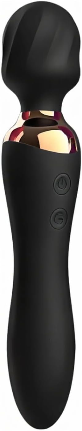 Rechargeable Massager 9 Speeds 20 Modes Waterproof Silicone Handheld Massager for Muscle Relaxation and Body Relief Portable Massage Tool for Neck, Back, Arms, Legs