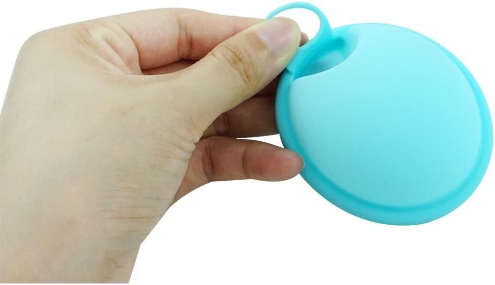 Reusable Menstrual Disc Set (2 Pack) – Soft Medical-Grade Silicone, Leak-Resistant Design, Easy Removal Loop, 12-Hour Wear, Comfortable & Reusable Period Protection with Storage Pouch (Small)