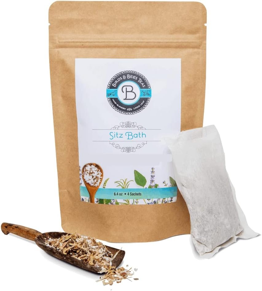Birds & Bees Teas – Herbal Sitz Bath Postpartum Soak – 4 Sachets