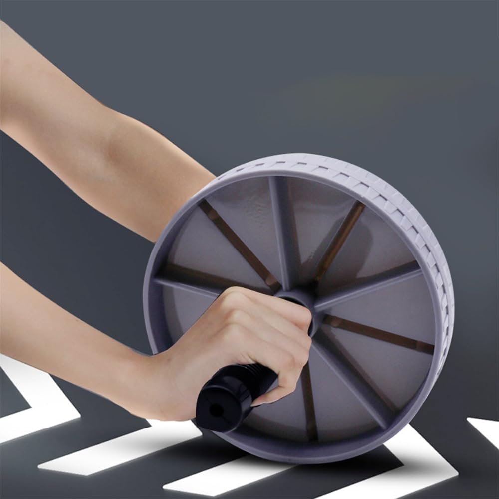 Ab Roller Wheel, Workout Equipment for Abdominal and Core Strength Training, Home Gym Fitness Equipment, Exercise Wheel for Men Women