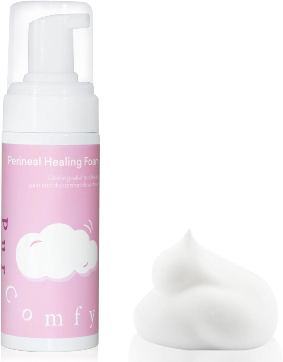 PurComfy Perineal Soothing Foam for Postpartum Care, Cooling Postpartum Foam with Camellia Japonica Extract for After Birth, 5 Fl Oz