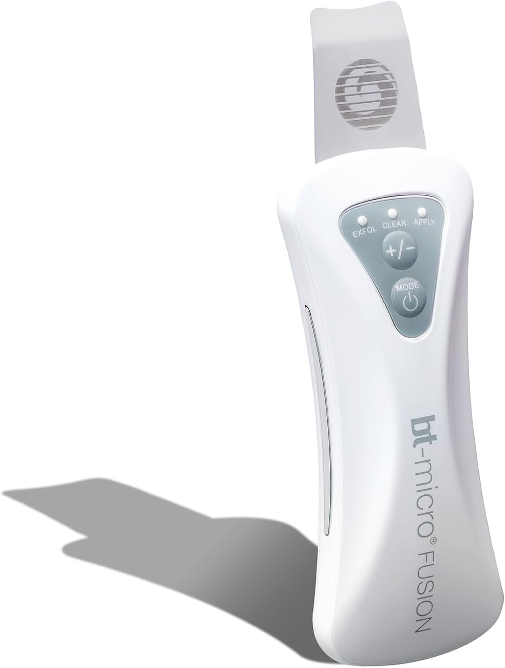 Bio-Therapeutic bt-Micro Fusion Ultrasonic Skin Exfoliation Tool – Professional Deep Cleansing, Blackhead Extraction, Smooth & Clear Skin, 3 Modes, Stainless Steel Applicator, Rechargeable