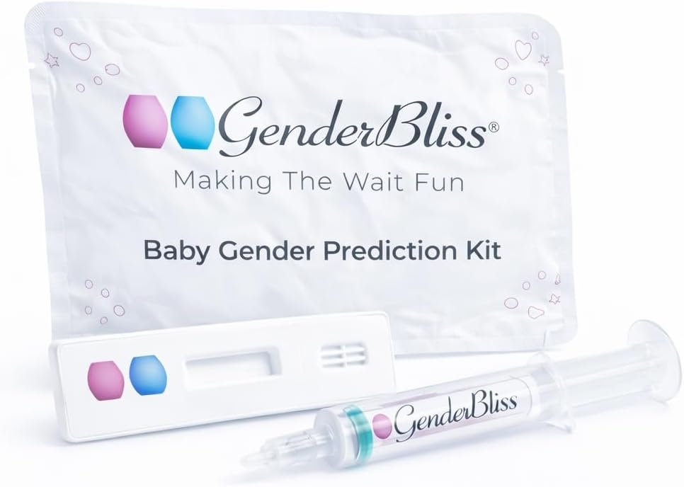 GenderBliss® Early Gender Test – Baby Gender Prediction Kit – Early Pregnancy Gender Reveal Test – from 5+ Weeks – Results in 1 Minute | Non-Invasive Boy or Girl Baby Gender Kit
