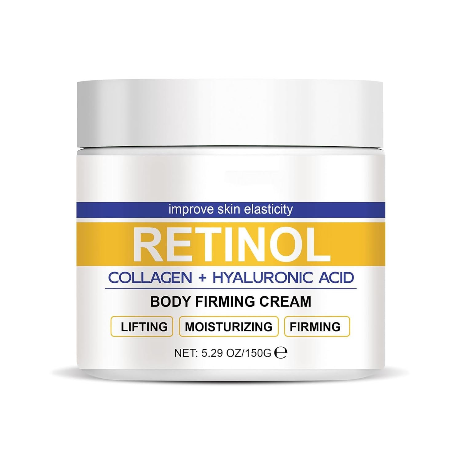Body Firming Cream with Retinol Collagen and Hyaluronic Acid,Body Lotion for Lifting,Moisturizing and Firming Body Care,Body Cream For Women