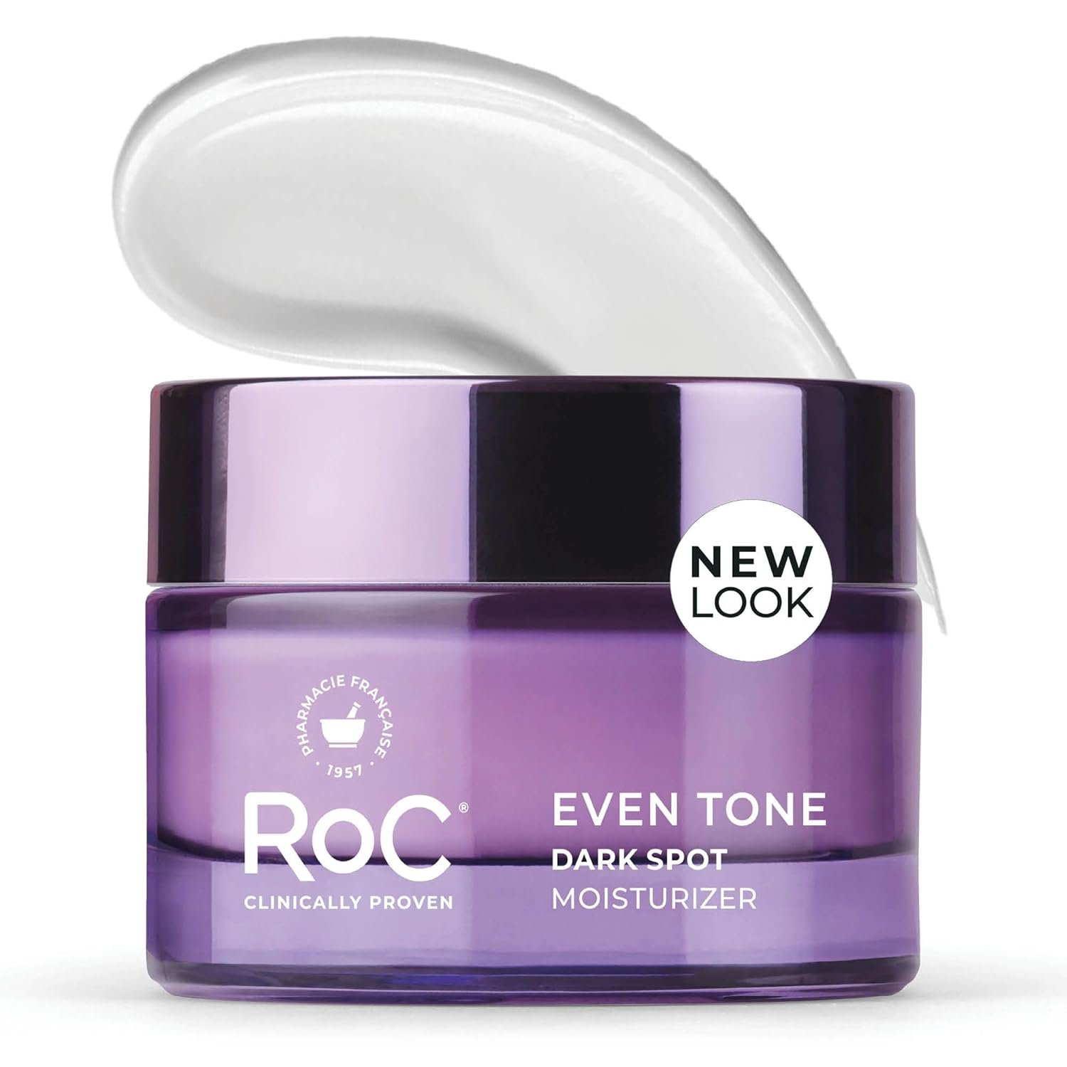 RoC Even Tone + Lift Moisturizing Night Cream, (New Look, Same Formula), Anti Aging, Formula for Dark Spots & Discoloration, Hydrating Skin Tone Corrector for Face & Neck (Packaging May Vary) – 1.7 oz