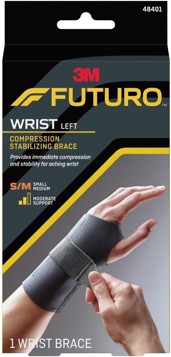 FUTURO-MMM-357 Deluxe Wrist Stabilizer, Large/X-Large – grey