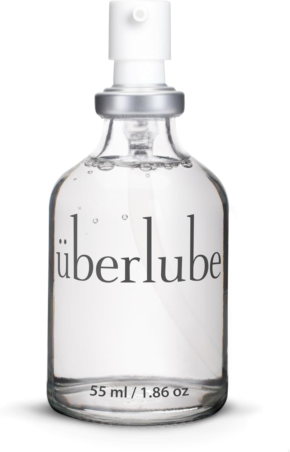 Uberlube Premium Silicone Lube (1.86 Fl Oz.) Unscented, Long Lasting Sex Lube, Waterproof, Ultra Smooth Performance, Personal Lubricant for Privacy & Toys, Vaginal & Anal Use, OBGYN Recommended