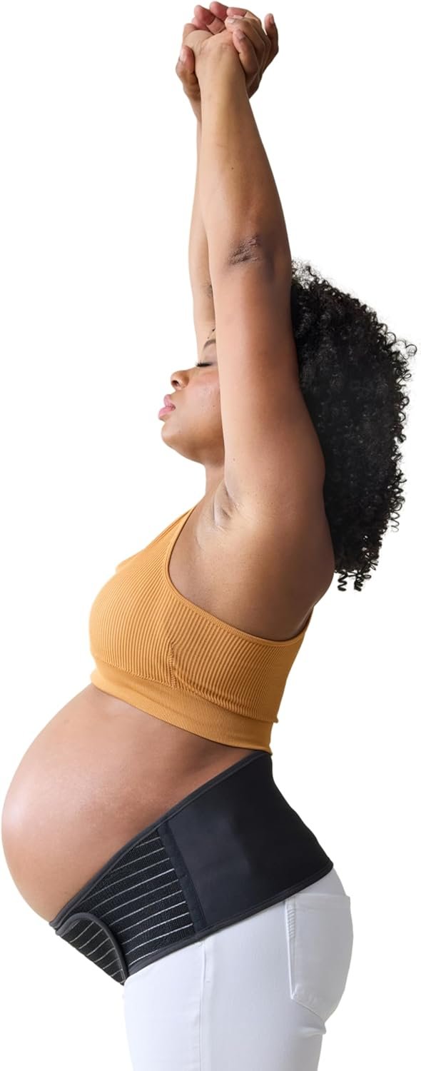 Ingrid & Isabel | Basics Pregnancy Support Belt | Lightweight Adjustable Pregnancy Belly Band for Women
