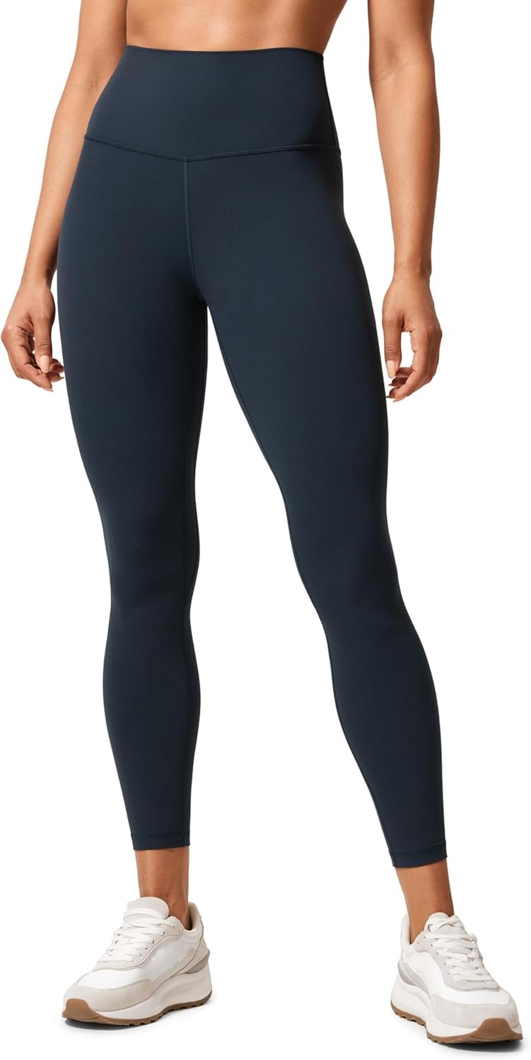 CRZ YOGA Butterlift Workout Leggings 25″ – High Waisted Pilates Gym Athletic Womens Yoga Pants Buttery Soft
