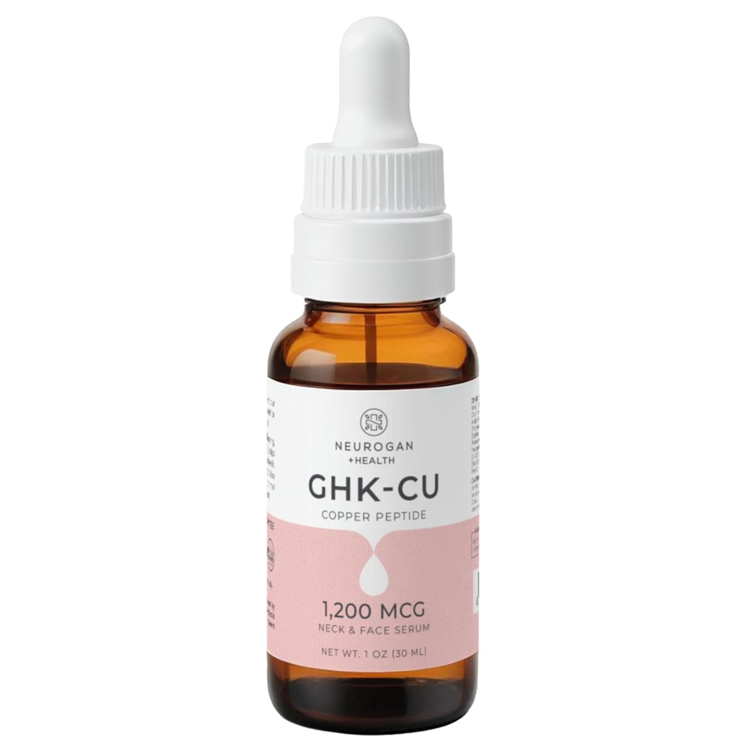 Neurogan – GHK-Cu (Copper Peptide) Neck & Face Serum 1,200mcg (1 oz bottle)