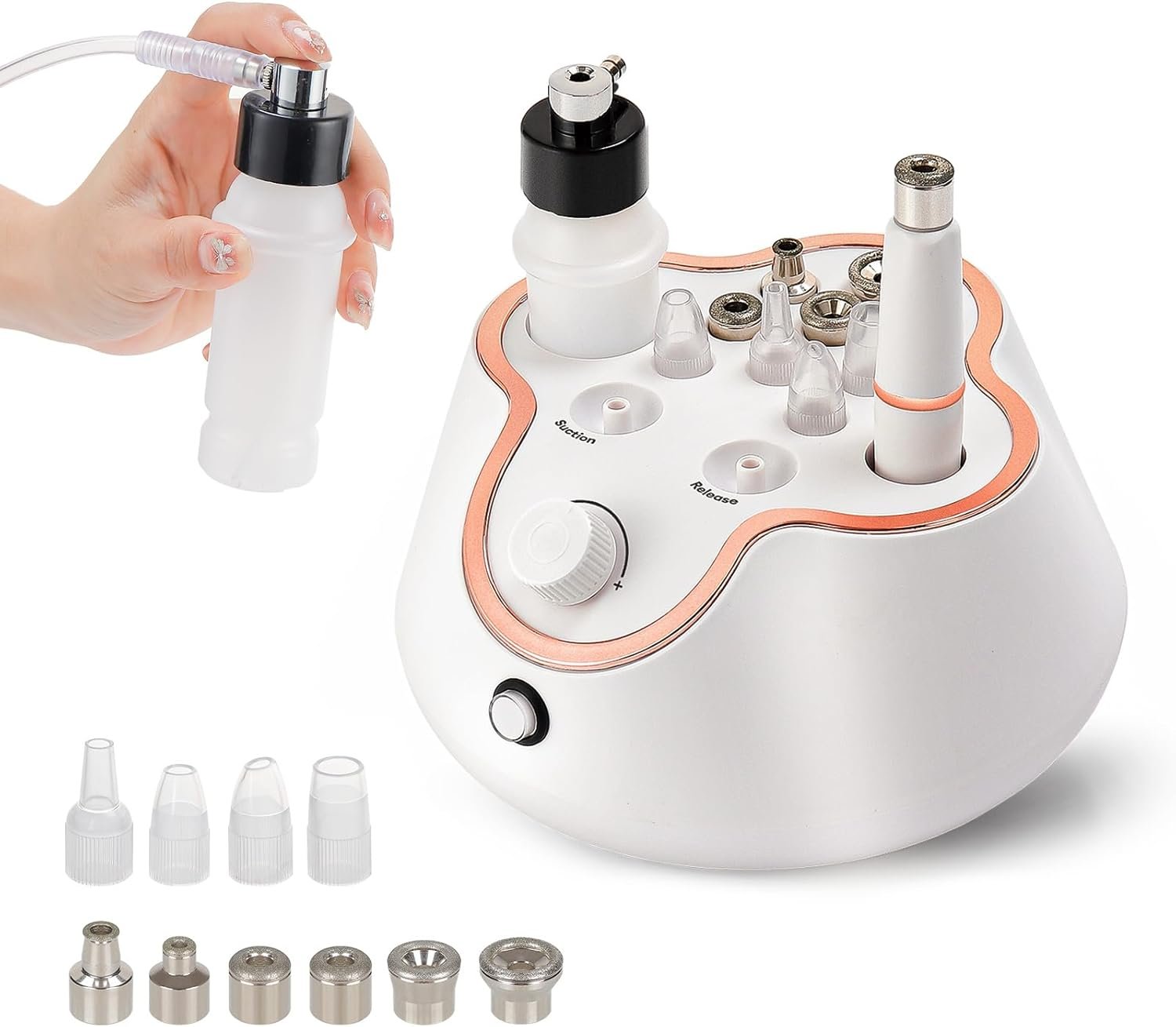 Diamond Microdermabrasion Machine, 3 in 1 Diamond Microdermabrasion Dermabrasion Machine Professional for Blackhead Removal, Home Use Facial Skin Care Dermabrasion Kit