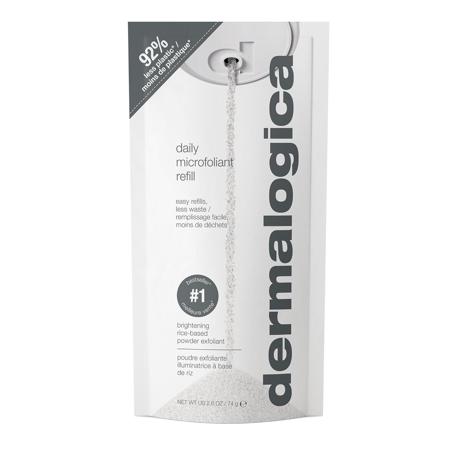 Dermalogica Daily Microfoliant, Face Exfoliator Scrub Powder with Salicylic Acid and Papaya Enzyme, Achieve Brighter, Smoother Skin Daily