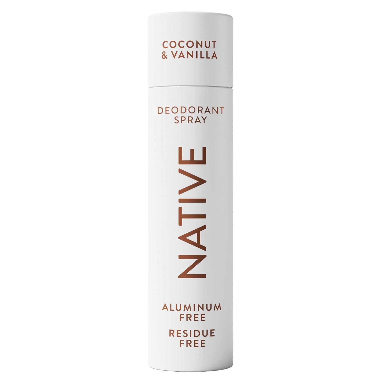 Native Deodorant & Body Spray, Coconut & Vanilla, 72-Hour Odor Protection for Underarms & Body, Aluminum Free, Quick Drying, 3.5 oz