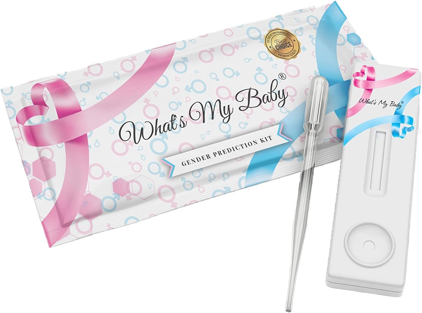 Whats My Baby® Early Gender Prediction Test – Reveal if Your Baby is a Girl or Boy from 5 Weeks – Instant Results – Gender Reveal Early Pregnancy Test Kit