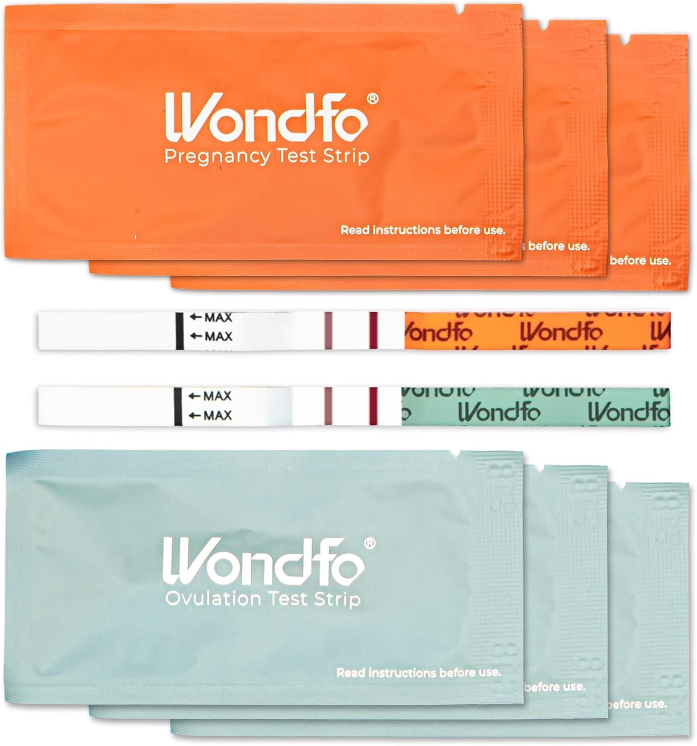 Pregnancy and Ovulation Test Strips Kit – Fertility Tracking and Family Planning – Early Detection Combo Kit for Home Use(20 LH + 5 HCG)
