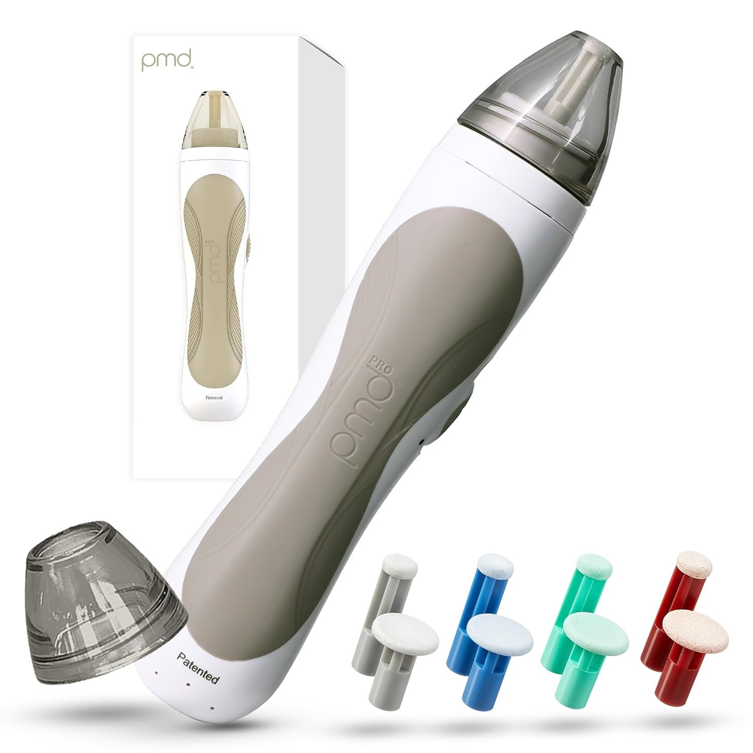 PMD Beauty Personal Microderm Pro – At-Home Use, Facial Exfoliator Tool, Microdermabrasion Machine Kit for Face and Body Skincare
