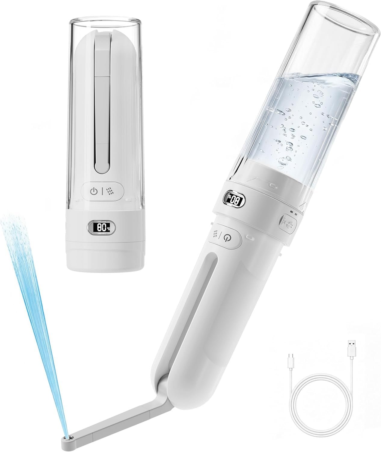 Portable Bidet for Travel, Peri Bottle, Handheld Bidet 1600mAh Rechargeable Perineal Spray Bottle, High-Pressure Hygiene, 3 Spray Modes