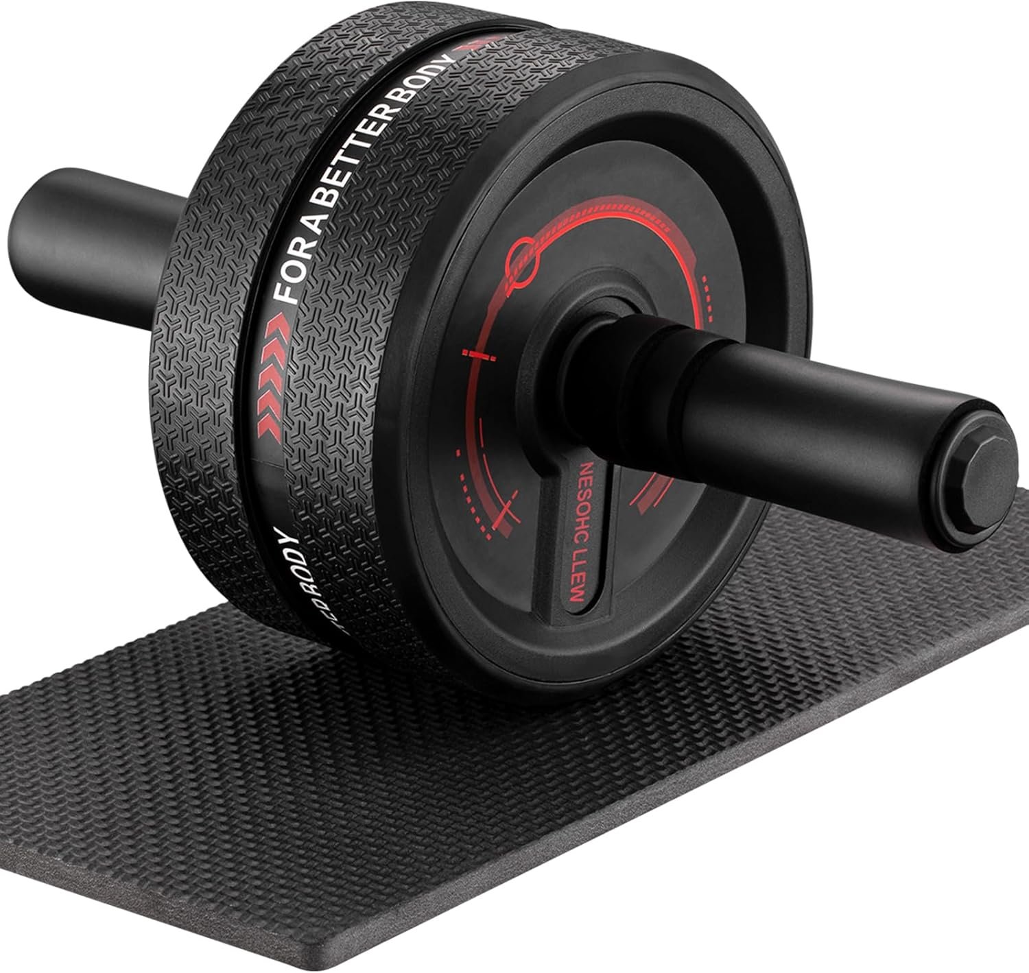 Upgraded Ab Roller Wheel. Abdominal Training Roller for Men/Women, Abdominal Wheels Widened to 3.4 “, Rubber Tread of The Abdominal Wheel Upgraded, Max Weight 490 lbs