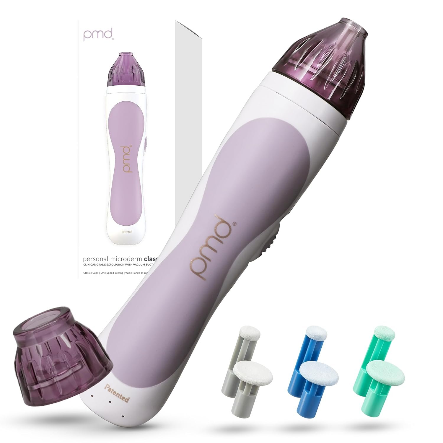 PMD Beauty Personal Microderm Classic – At-Home Use, Facial Exfoliator Tool, Microdermabrasion Machine Kit for Face and Body Skincare