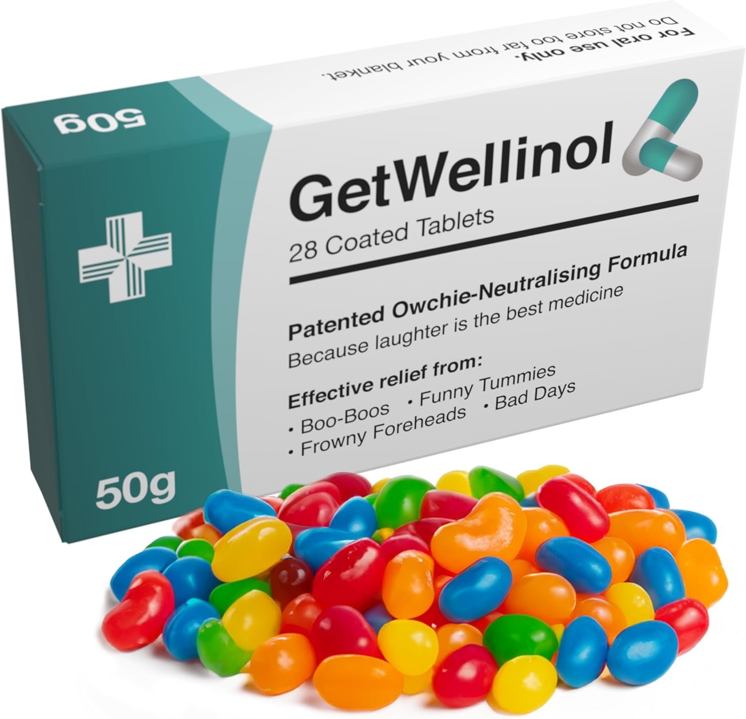 GetWellinol Jelly Beans – Get Well Gifts for Women and Men – Thinking of You Emotional Support for Sick Friend – Get Well Soon Gift for Breast Cancer After Surgery Recovery Hospital Patients