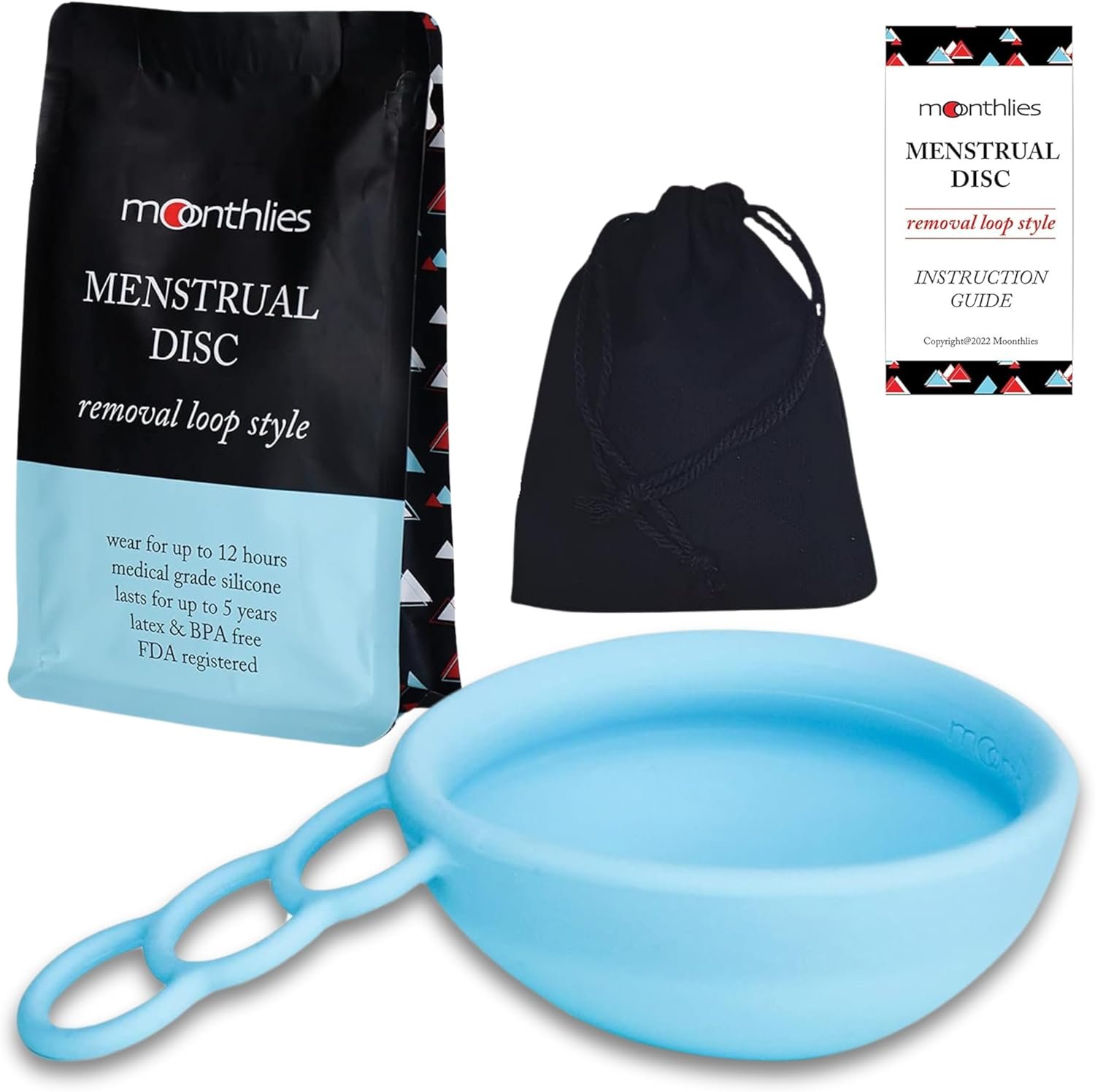 Menstrual Disc (Blue, 1 Small Period Disc)