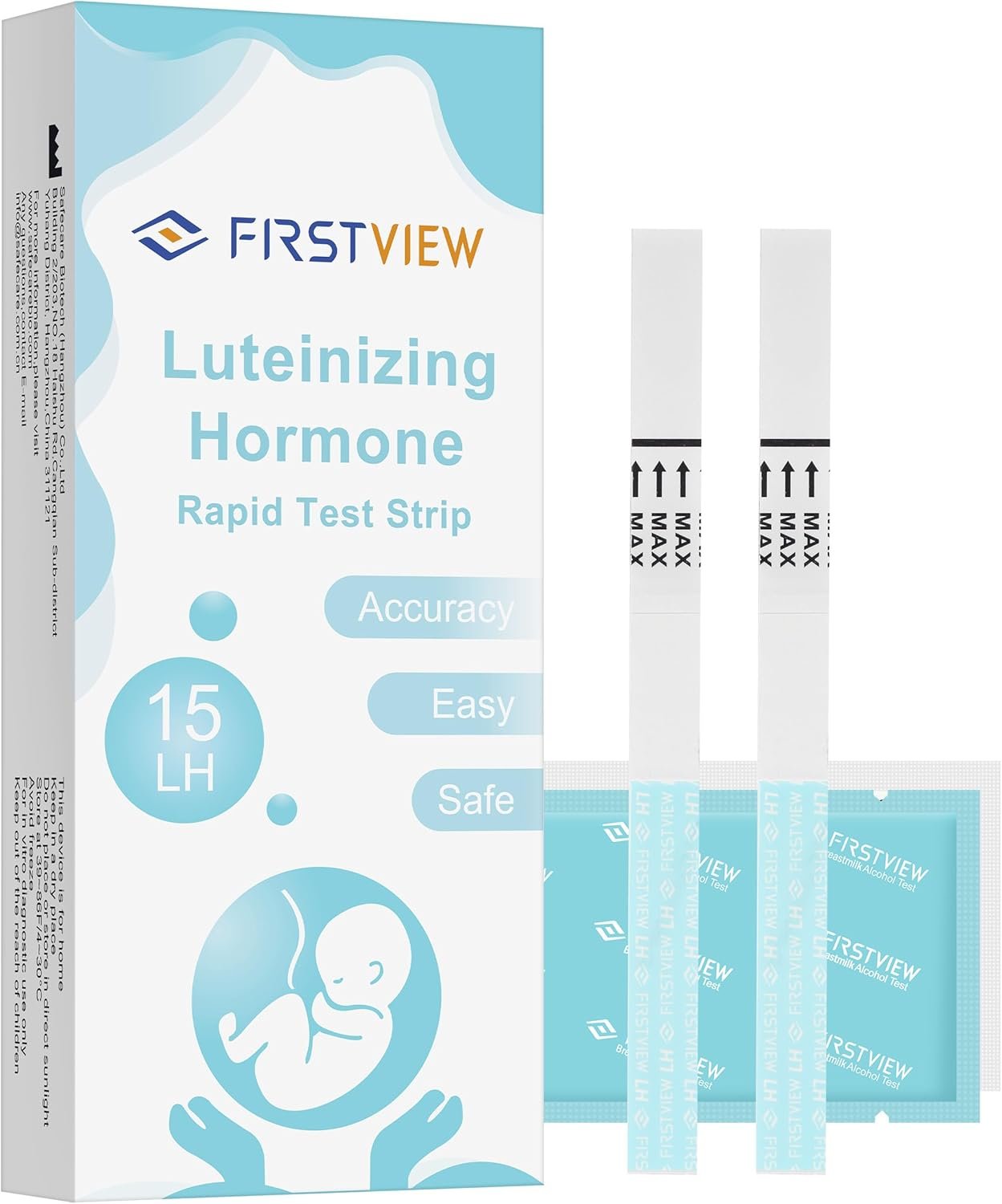 Ovulation Test Strips – 15 Strips, Results Within 5 Minutes, Clear Display, Easy to use.