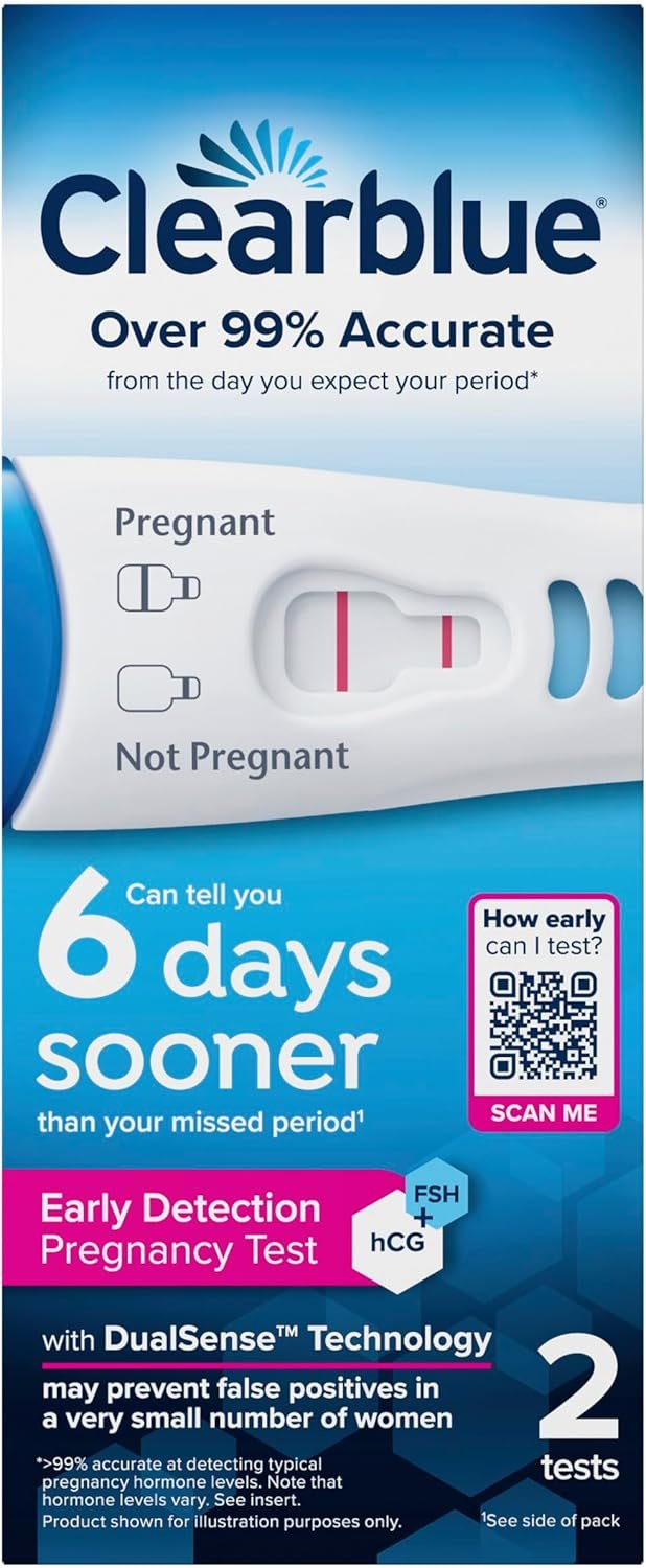 Clearblue Early Detection Pregnancy Test, 2 Count