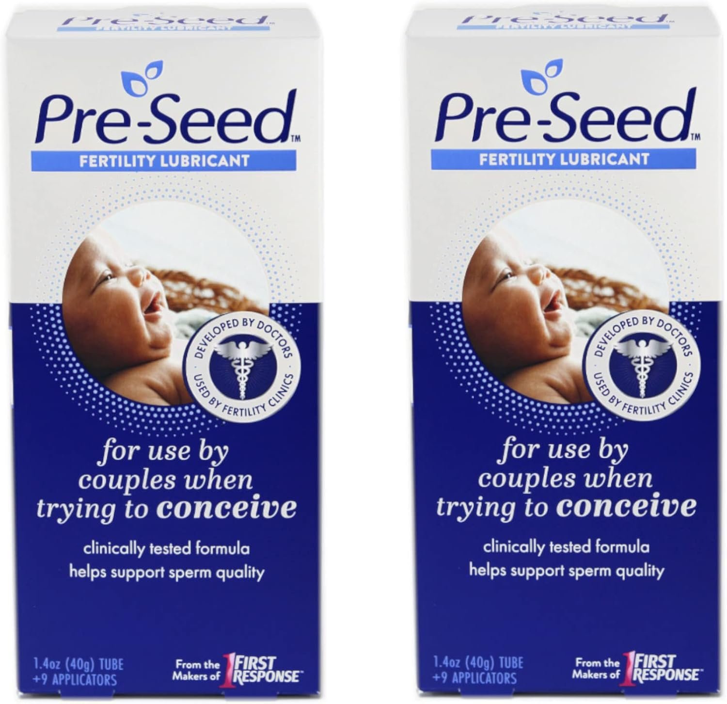 Pre-Seed IjkjtJ Personal Lubricant (Pack of 2)
