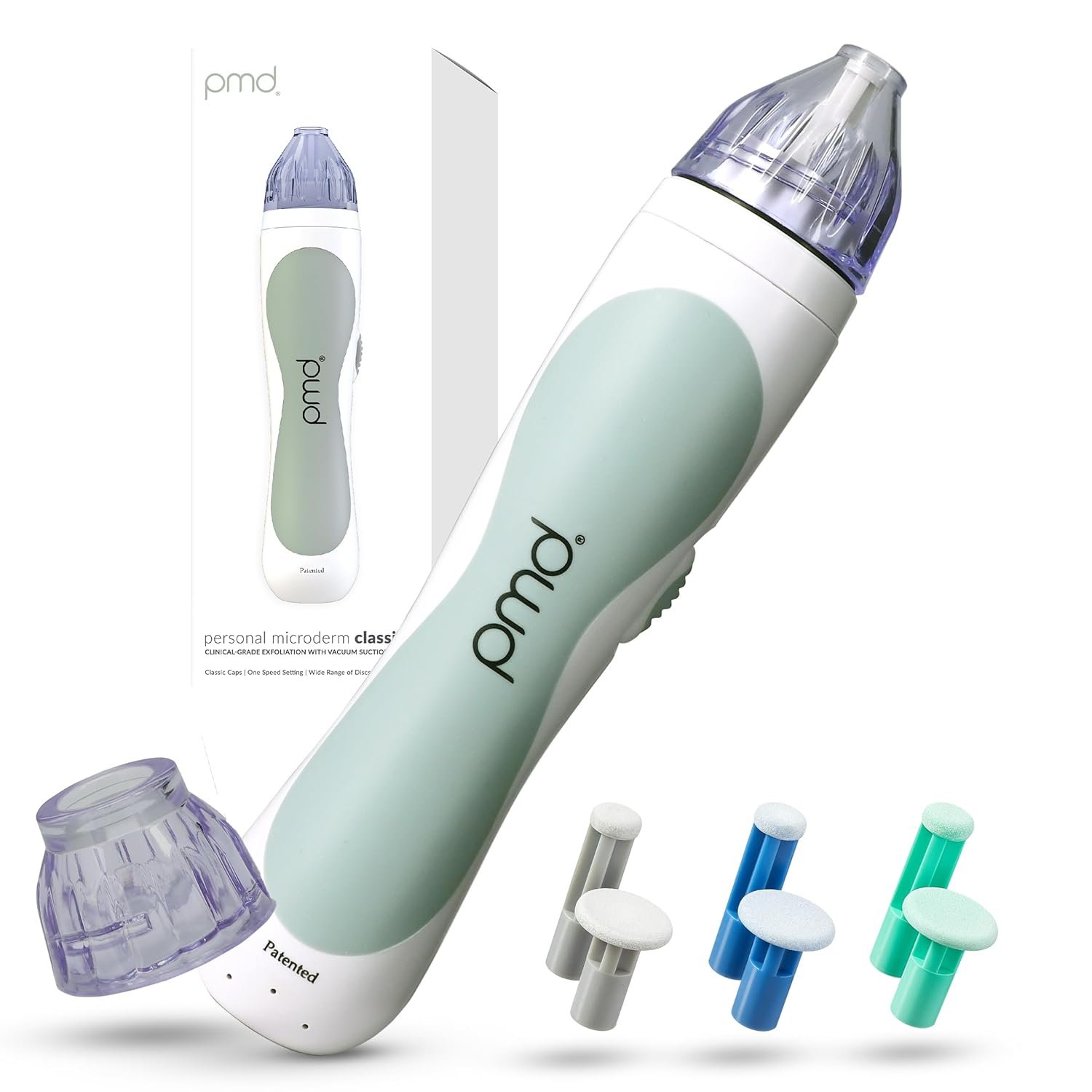 PMD Beauty Personal Microderm Classic – At-Home Use, Facial Exfoliator Tool, Microdermabrasion Machine Kit for Face and Body Skincare