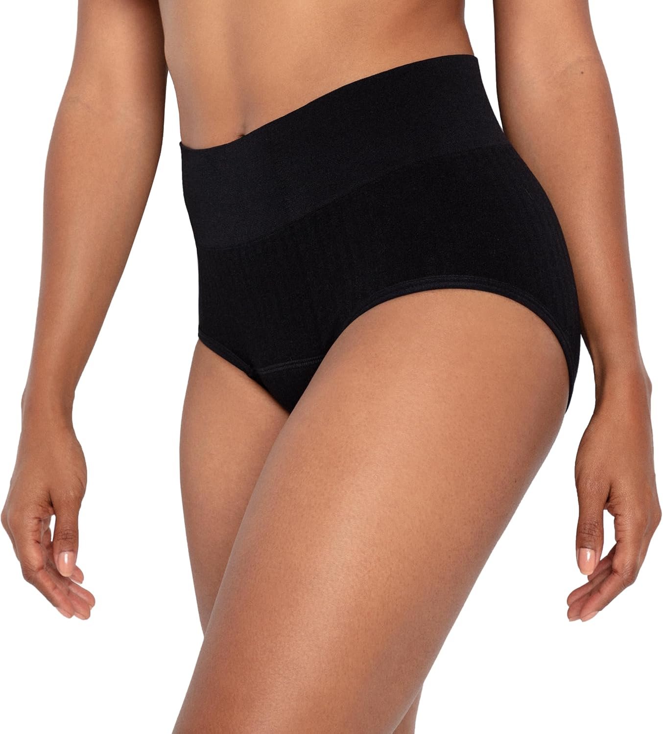 The Period Company Women Regular Flow Stretch High Waisted Period Underwear for Women Heavy Flow